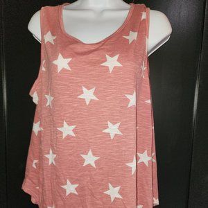 BomBom Red & White Star Tank Sx XL